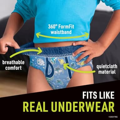 Pampers Ninjamas + Oral-B Toothbrush, Nighttime Training Pants Boys, 68 Count, Size L & Oral-B Kids Power Kid's Toothbrush, Avengers - Image 6