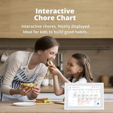 Dragon Touch 10.1 inch Digital Calendar Chore Chart – Interactive Touchscreen, Smart Family Planner, Hearth Display Desk Digital Calendar Seamless Scheduling - Image 7