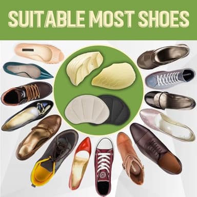 Qivievsa 8Pcs-Shoe Filler&Heel Pad Set for Too Big Shoes Too Big Inserts for Women and Men,for Heel,Sneaker, Boots,Pain Relief and Comfort - Image 5