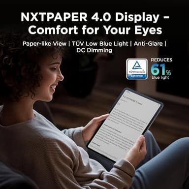 TCL NXTPAPER 11 Gen 2 Android Tablet, 11" Drawing Pad & Digital Notebook, Stylus & Flip Case Included, NXTPAPER 4.0 Display, Android 15, AI Tools, 6+6GB RAM, 64GB Storage, 8000mAh Battery, Gray - Image 3