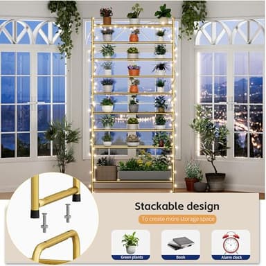 SUFAUY 33" Wide Shoe Rack, 5-Tier Shoe Storage Rack for 24-30 Pairs of Shoes, Mesh Shoe Organizer for Entryway Closet, Steel Frame, Industrial, Gold - Image 4
