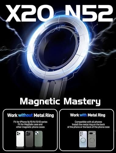 Tesla Phone Mount for Model Y Accessories 2025, No Glue Required with Suction Cup, Strongest Magnetic Tesla Phone Holder for Model 3 Accessories, for MagSafe Car Mount Fits for iPhone 16 Pro Max 15 14 - Image 4