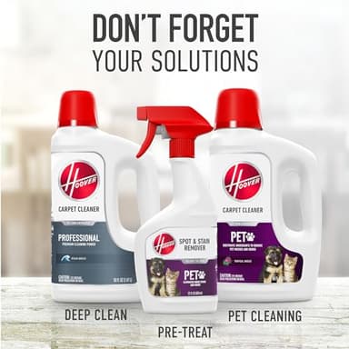 Hoover SmartWash Pet Automatic Carpet Cleaner Machine with Spot Chaser Wand, Deep Cleaning Carpet Shampooer Machine, Pair with a Hoover Carpet Cleaner Solution for a Bright, Refreshed Home - Image 11