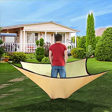 Shade Cloth - Pergola Sun Shade 90% Outdoor Shade Fabric with Grommets for Pergola Cover Patio Gazebo Deck Garden Porch Wheat(6 * 12FT) - Image 5
