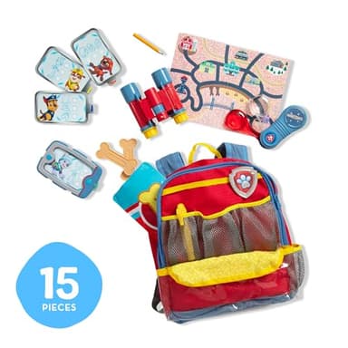 Melissa & Doug PAW Patrol Pup Pack Backpack, Adventure-Ready PAW Patrol Toys for Kids with Whistle, Binoculars, & Mission Cards, Preschool Toys for Girls & Boys Ages 3+ - Image 9