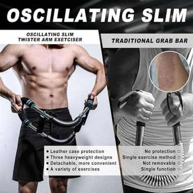 Ultimate Twister Arm Trainer, Adjustable Chest Workout Equipment, Arm Trainer for Men, Chest Trainer for Men, Shoulder Muscle Training, Portable Spring Resistance Home Fitness Equipment - Image 4