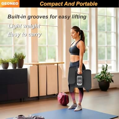 Under Desk Elliptical Machine, Electric Ellipse Leg Exerciser for Senior, Quiet and Compact Electric Seated Pedal Exerciser for Home with Display Monitor, Remote Control and 12 Adjustable Speeds - Image 7