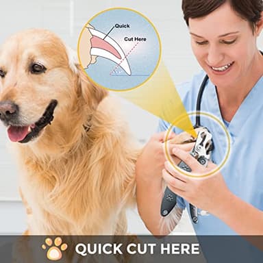 Dog Nail Trimmers for Sensitive Dog, Sharpest Quiet Smoothest Dog Nail Clipper for X Large Medium Small Size Breed, Heavy Duty Metal Dog Toenail Clippers for All Dogs with Thick Toenail - Image 7