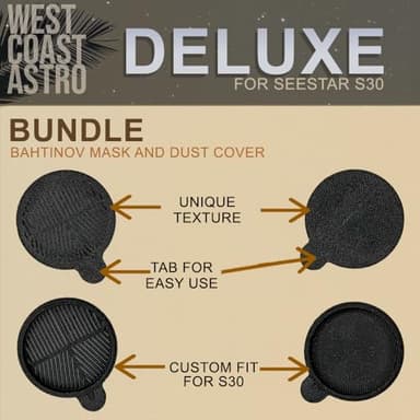 ZWO Seestar S30 - Deluxe Bundle (Bahtinov Mask and Dust Cover) - Image 4