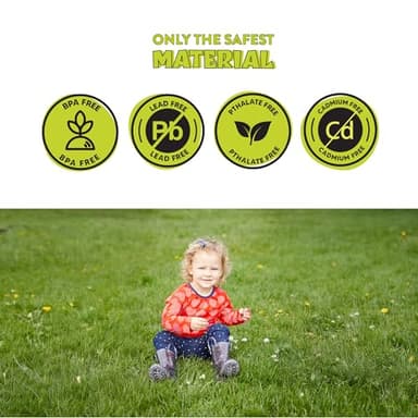 Western Chief Girls Glitter Rain Boot, Multi, 9 M US Toddler - Image 3