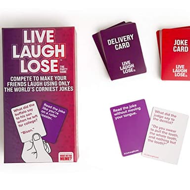 WHAT DO YOU MEME? Live Laugh Lose - The Party Game Where You Compete to Make Corny Jokes Funny - Image 6