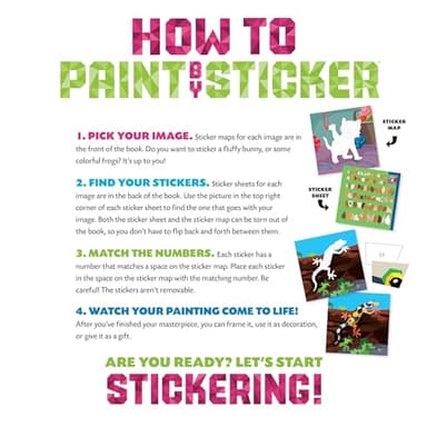 Paint by Sticker Kids: Pets: Create 10 Pictures One Sticker at a Time! - Image 4