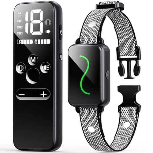 Vsezund Training Collar, Training Collar with Remote for Small, Medium, Large Dogs with Vibration, Beep, Security Lock, and Waterproof - Image 1