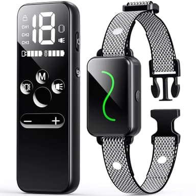 Vsezund Training Collar, Training Collar with Remote for Small, Medium, Large Dogs with Vibration, Beep, Security Lock, and Waterproof - Image 1