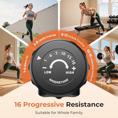 YOSUDA Recumbent Exercise Bike for Adults Seniors with Quick Adjust Seat, 350LB Capacity & 16-level Resistance, Black - Image 5