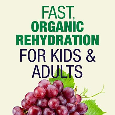 Pedialyte Organic Electrolyte Drink, Advanced Hydration for Kids & Adults, With Zinc for Immune Support, Grape, 1 Liter 33.8 Fl Oz (Pack of 4) - Image 5