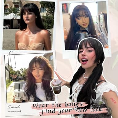 EINAEY Bangs Hair Clip - Brown Black Clip in Bangs Real Human Hair, Fake Bangs Clip on Bangs for Women Fringe with Temples French Bangs Hair Extensions for Daily Wear - Image 7