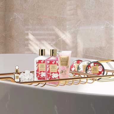 Mothers Day Gifts for Mom Spa Gift Set for Women 17Pcs Luxury Bath & Body Gift Set Beauty Care Kit with Necklace | Valentine's, Birthday, Christmas Gifts for Her Wife Pampering Kit Perfect for Travel - Image 6