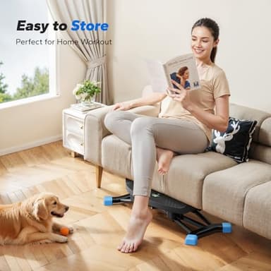 MERACH Balance Board for Adults, Wobble Board with Resistance Bands, Portable Wiggle Balance Trainer Featuring LCD Monitor, 300 lbs Capacity Ski Slide Rock Stepper for Full Body Workout at Home Gym - Image 7
