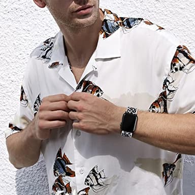 DaQin 3 Pack Stretchy Solo Loop Compatible with Apple Watch Bands for Women 49mm 46mm 45mm 44mm 42mm, Nylon Braided Elastic Strap for iWatch Band Series 11 10 9 8 7 6 5 4 3 SE Ultra 3 Ultra 2 Ultra - Image 5