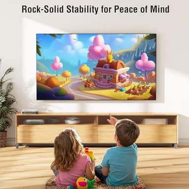 ELIVED Heavy Duty TV Mount for Most 55-120 Inch tvs up to 280 LBS & 1000x700mm Vesa, 1.3" Low Profile Wall Mount TV Bracket, Fixed tv Wall Mount Fits 16", 24", 32", 36" Studs - Image 8