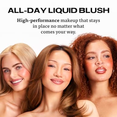 Sacheu Cheek STAY-N Liquid Blush for Cheeks — High Pigment, Buildable, Lightweight Cream Blush Infused With Squalane, for Dewy & Radiant Flushed Cheeks — Long-lasting & Cruelty Free, I'm Guilty - Image 8