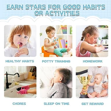 Generic Magnetic Reward Jar, Classroom Reward Jar for Kids, Personalized Stars Reward Jar for Students Kids Behavior, Magnetic Reward Chart for Classroom Board Home, M25-JLG - Image 7