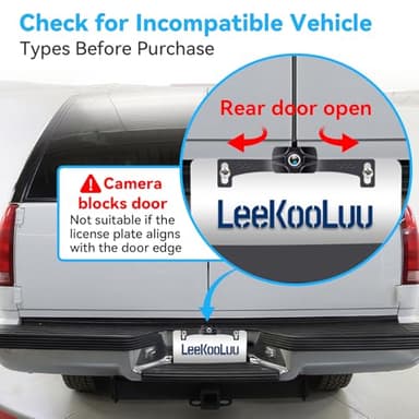 7-Inch Wireless Backup Camera for Truck - 2 Channel, DIY Grid Lines, HD 1080P, Night Vision, IP69K Waterproof, Backup Camera for Truck, Pickup, Trailer, Cars - Parking Safety & Towing Assistance - Image 6