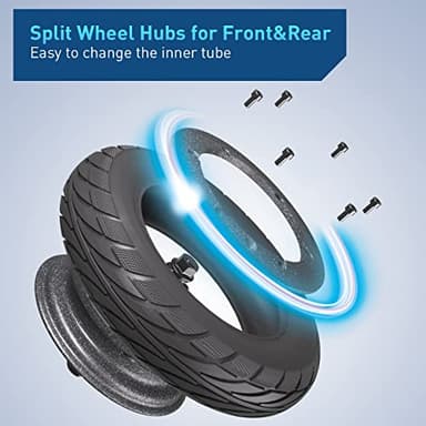 Hiboy MAX Pro Electric Scooter, 46.6 Mi Long Range, 22 MPH Power by 650W MAX Motor, 11'' Pneumatic Tires, Split Hub Design, Dual Suspension, 265lbs MAX Load, Commuting Electric Scooter for Adults - Image 4