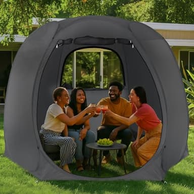 Alvantor Pop Up Screen Tent House Room Instant Outdoor Camping Canopy Sun Shelter Gazebo for Patio, Backyard & Deck, Privacy Tent(2-10 People, 8'x8' 10'x10' 12'x12') - Image 4