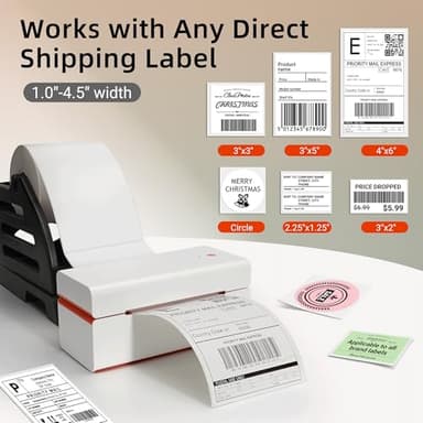 ORGSTA USB Shipping Label Printer - T001 4x6 Thermal Label Printer for Small Business, High Speed Label Printers for Shipping Package, Used for Ebay, Amazon, Shopify, Etsy, USPS, FedEx(USB Only) - Image 3