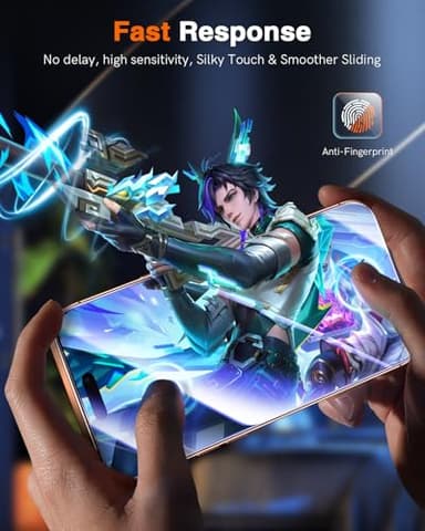 LK 2 Pack for iPhone 17 Pro Max / 16 Pro Max Screen Protector Tempered Glass, Military Grade Shatterproof [Auto Dust-Elimination, 0 Dust & Bubbles] Max Coverge Screen Protector for 17 Pro Max - Image 6