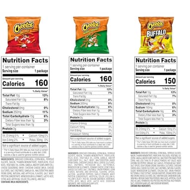 Cheetos Cheese Flavored Snacks, Cheesy & Spicy Favorites with Crunchy, Buffalo, and Cheddar Jalapeno Variety Pack, 1 Ounce (Pack of 40) - Image 2