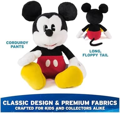 GUND Disney Official Mickey Mouse Classic Plush, Mickey and Friends, Deluxe Collector Stuffed Animal for Ages 1 and Up, Black/White, 14” - Image 5