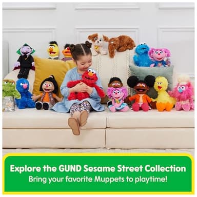 GUND Sesame Street Official Mecha Builder Elmo Plush, Stuffed Animal for Ages 1 and Up, 13" - Image 9