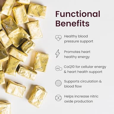 HumanN SuperBeets Heart Chews Advanced - 100mg of CoQ10 Plus Beetroot & Grape Seed Extract, 120 Count - Image 4