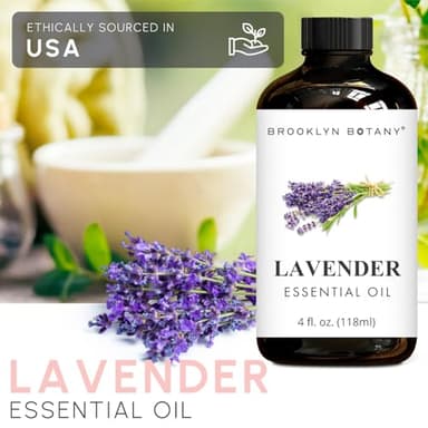 Brooklyn Botany Lavender Essential Oil - Huge 4 Fl Oz - 100% Pure and Natural - Premium Grade with Dropper - for Aromatherapy and Diffuser - Image 4