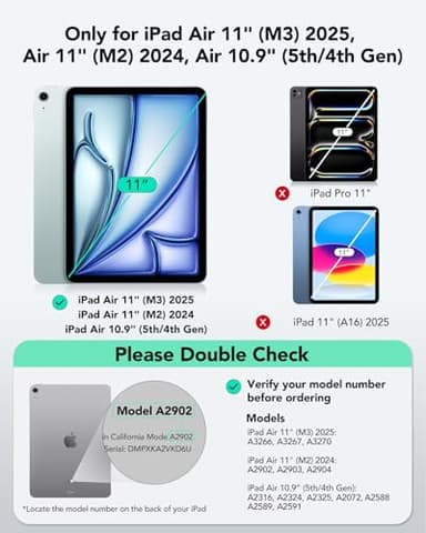 ESR for iPad (A16) 11th/10th Gen Flex Keyboard Case, Ultra-Light Magnetic Detachable Keyboard for iPad 10.9" with Writing/Viewing Modes, Larger Precision Trackpad, Dark Gray - Image 2