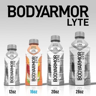BODYARMOR LYTE Low-Calorie Sports Drink, Kiwi Strawberry, Coconut Water, Natural Flavors, Vitamins, Electrolytes, 16 Fl Oz (12 Pack) - Image 7