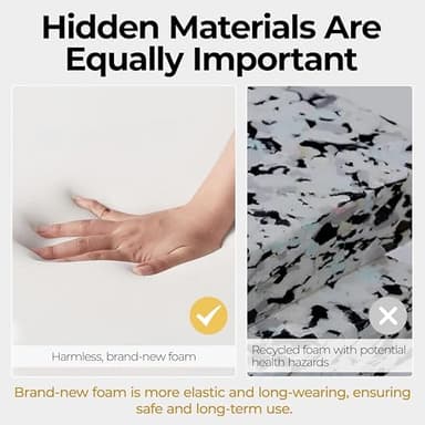 Yaheetech Boucle Accent Chair and Ottoman Set, Sherpa Armchair with Golden Metal Legs, High Back Reading Chair and Footstool for Living Room, Bedroom, Lounge, Ivory - Image 6