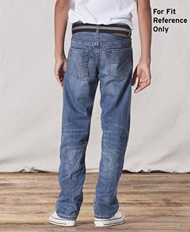 Levi's Boys' 505 Regular Fit Jeans, Roadie, 10 - Image 4