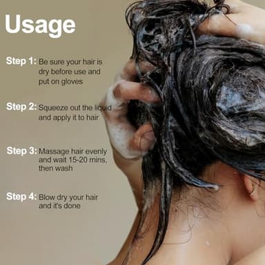 Agthyuve Dark Brown Hair Dye, Hair Dye Shampoo for Men and Women, Hair Color Shampoo For Home Use, Shampoo Para Canas, Hair Dye Shampoo 3 in 1, 16.9 Fl Oz (Dark Brown) - Image 3