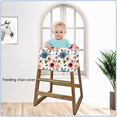 Car Seat Covers for Babies - Multi- use Nursing Carseat Canopy, Breastfeeding Covers, Baby Shower Gifts for Boys and Girls (Colourful Rose) - Image 7