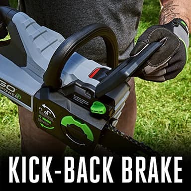 EGO POWER+ Chain Saw, 16” Battery Powered Chainsaw, Electric Cordless, Includes 56V 4.0Ah Battery and Charger – CS1613 - Image 9