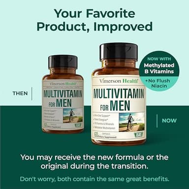 Multivitamin for Men – Methylated Mens Multivitamins & Multiminerals Capsules with Vitamin B12, A, D, C, Zinc, Magnesium & More for Complete Daily Support – High Potency Bioavailable Vitamins for Men - Image 9