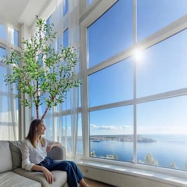 Niwellveb Faux Olive Tree Fake Tree Artificial Indoor 7 Feet (84 inches) Realistic Potted Silk Indoor Large Fruit for Home Offices, Living Rooms, Bedrooms, Stairs and Foyer Decor - Image 7