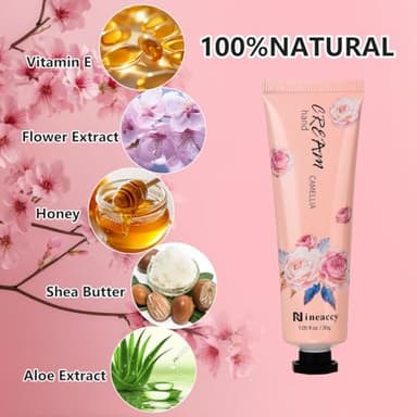 RMancipate Hand Cream Vegan Friendly,5 x 30ml, Pack of 5,for Dry Cracked Hands,Daily Moisturising hand Lotion gift set,Mothers Day gifts for women - Image 3