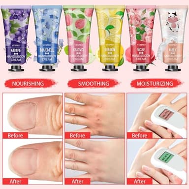 210 Pack Moisturizing Hand Cream Gifts Set For Women, Hand Lotion Travel Size for Dry Cracked Hands, Bulk Fragrance Hand Lotion for Mom Gifts, Bridal Shower Favors, Bridesmaid Gifts, Thank You Gifts - Image 6