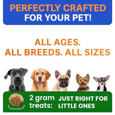 Bark&Spark Dog Probiotics & Digestive Enzymes (Gut Health) Allergy & Itchy Skin - Pet Diarrhea Gas Treatment Upset Stomach Relief, Digestion Health Prebiotic Supplement Tummy Treat (180Ct Chicken) - Image 7