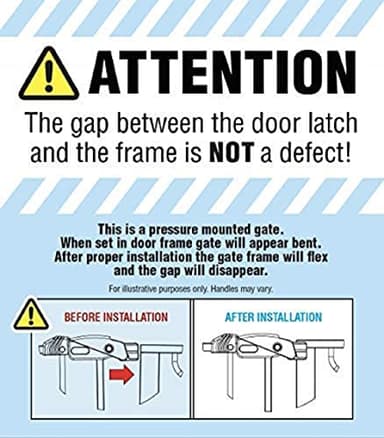 Regalo 38.5-Inch Extra Wide Baby Gate – Pressure Mount Baby and Pet Safety Gate for Bottom of Stairs & Doorways – Tested and Trusted, American Designed, American Owned - Image 2